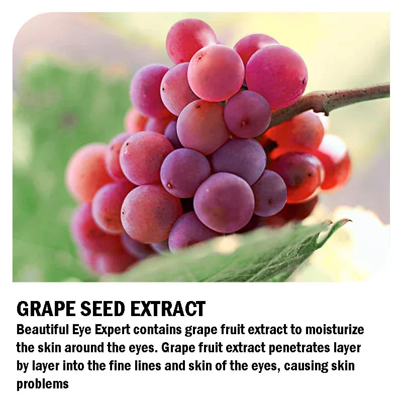 60 Piece Grape Crystal Collagen Eye Mask Anti Dark Circles & Bags Moisturizing & Anti Aging Eye Patches