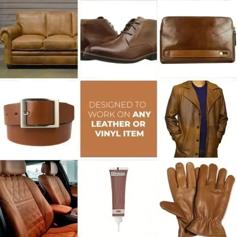 Advanced Leather Repair Gel 20Ml Leather Repair Gel Colorful Repair Home Car Seat Leather Complementary Repair Refurbishing