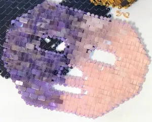 AMETHYST CLARITY   ROSE QUARTZ SELF-LOVE FACE MASK - Handmade by ZAQ Skin & Body