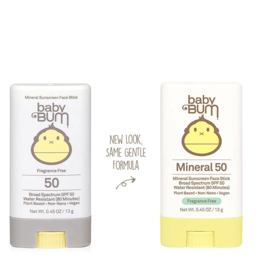 Baby Bum Mineral SPF 50 Sunscreen Face Stick-Fragrance Free