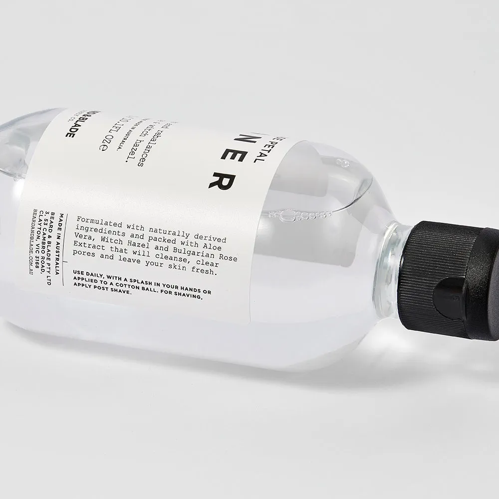 Beard & Blade Witch Hazel Rose Petal Toner 300ml