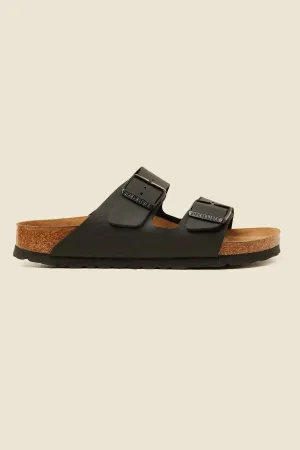 Birkenstock Womens Arizona Birko-Flor Soft Foot Bed Narrow Black