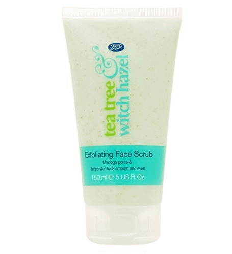 Boots Tea Tree & Witch Hazel Exfoliating Face Scrub 150ml