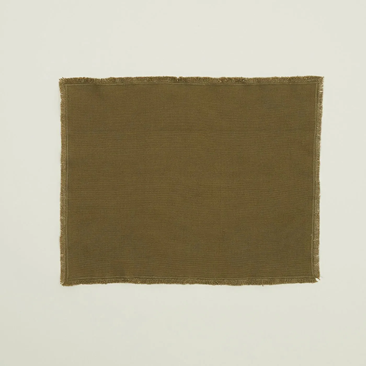 Essential Cotton Placemats Set of 4 (Olive)