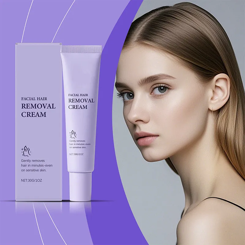 Gentle & Painless Facial Hair Removal Cream