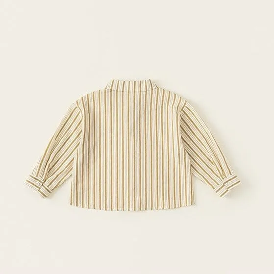 Gentle Dog Stripes Kids Shirt