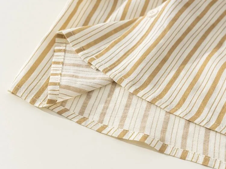 Gentle Dog Stripes Kids Shirt