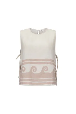 GENTLE WAVES TANK - CREAM