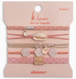 Hair Tie Bracelets- Shimmer
