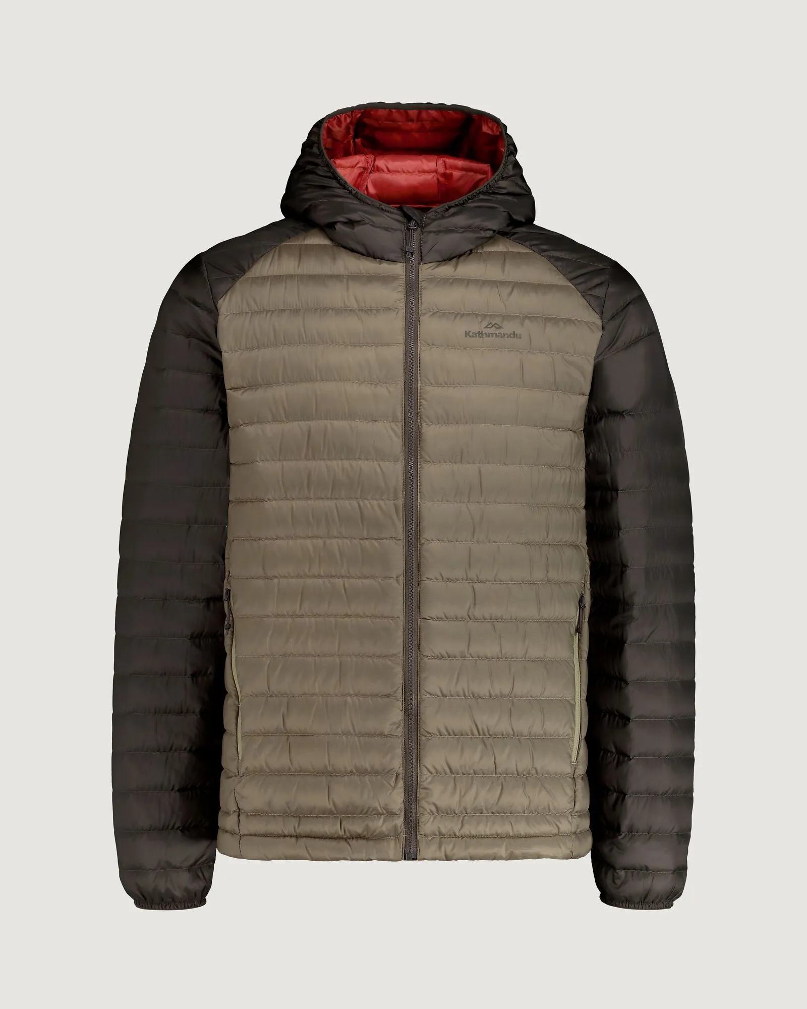 Men's Heli R Hooded Down Jacket - Beech/Dark Moss