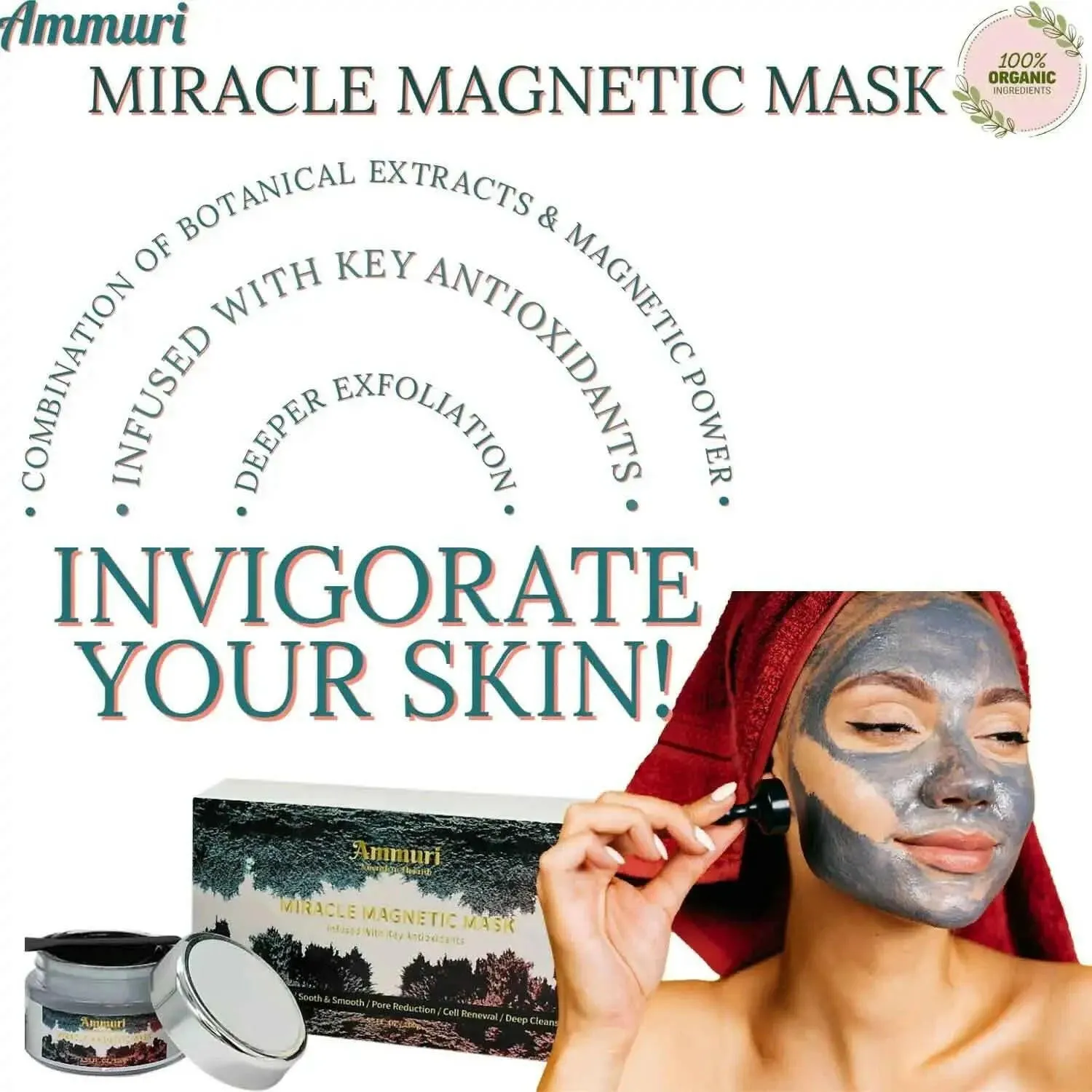 Mineral-Rich Magnetic Face Mask