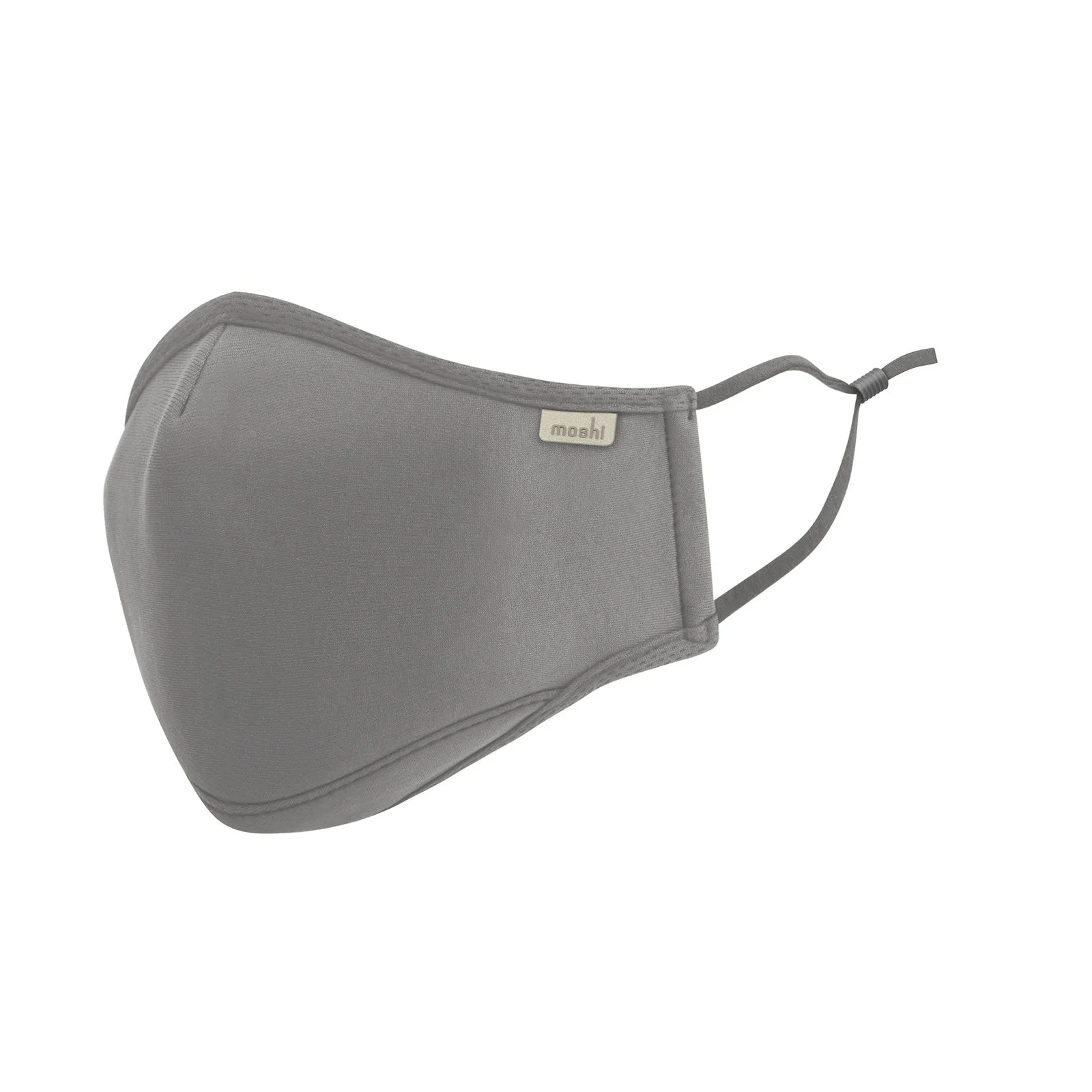 MOSHI OmniGuard Facial Mask with Anti-Bacterial Fabric - Large - Space Gray
