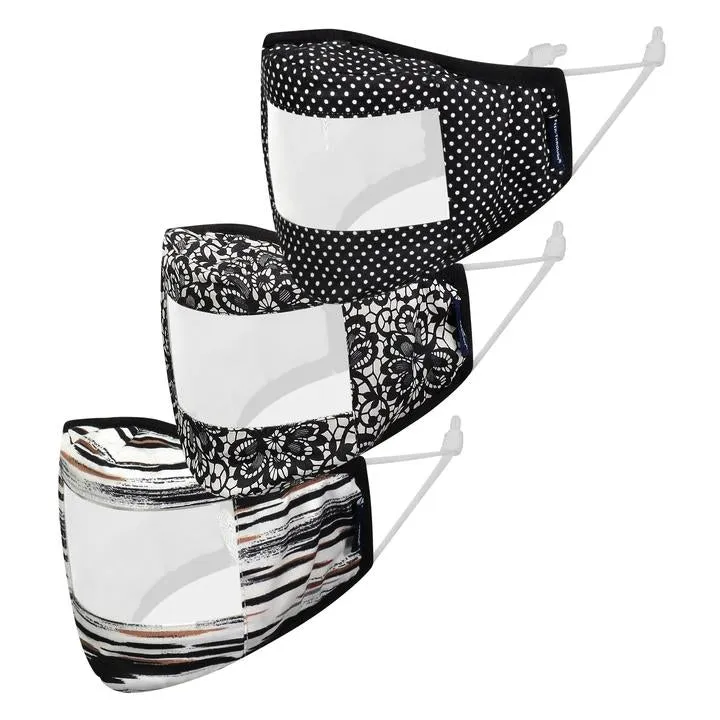 Peek-Through Masks 3-Pack (Adult Size)