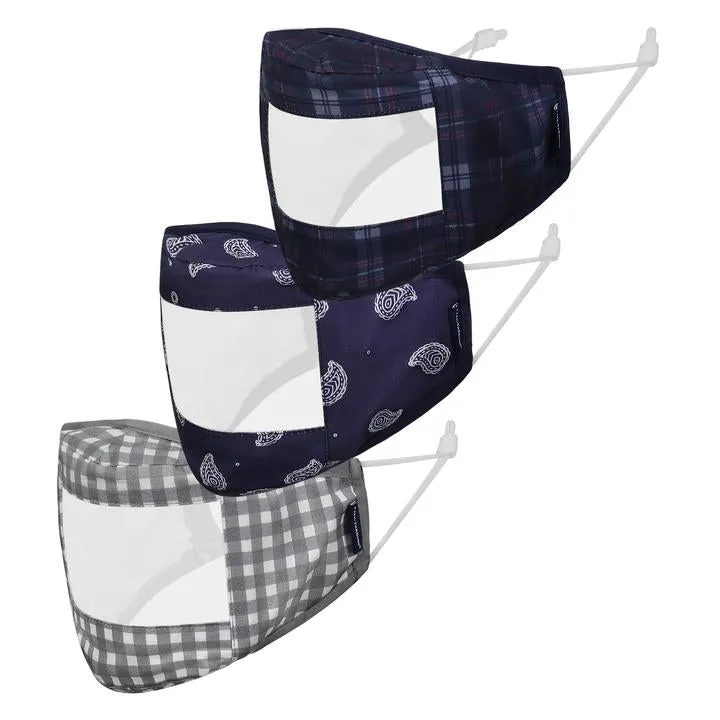 Peek-Through Masks 3-Pack (Adult Size)