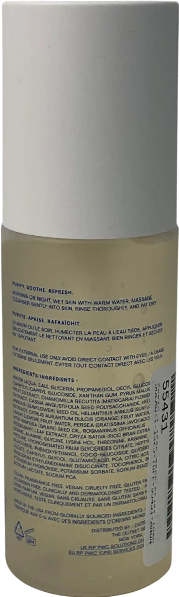 the outset Gentle Micellar Antioxidant Cleanser 150ml