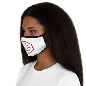 There is no harm in repeating a good thing.  -  Plato  428 BC - 348 BC   ---   Stop2Think Before You Speak, Make a Statement Face Mask   ---   Fitted Polyester Face Mask