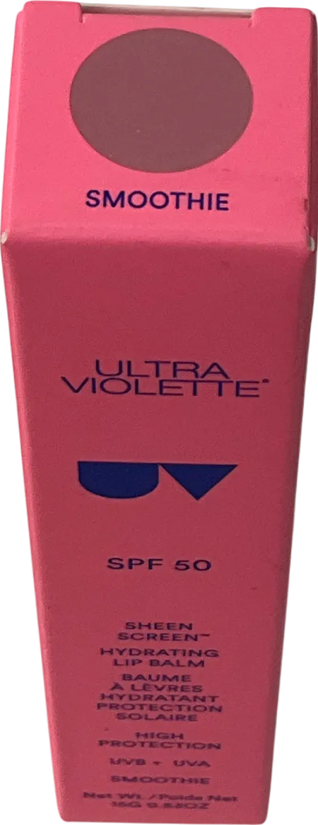 ultra violette Sheen Screen Spf 50 Hydrating Lip Balm Smoothie 15g