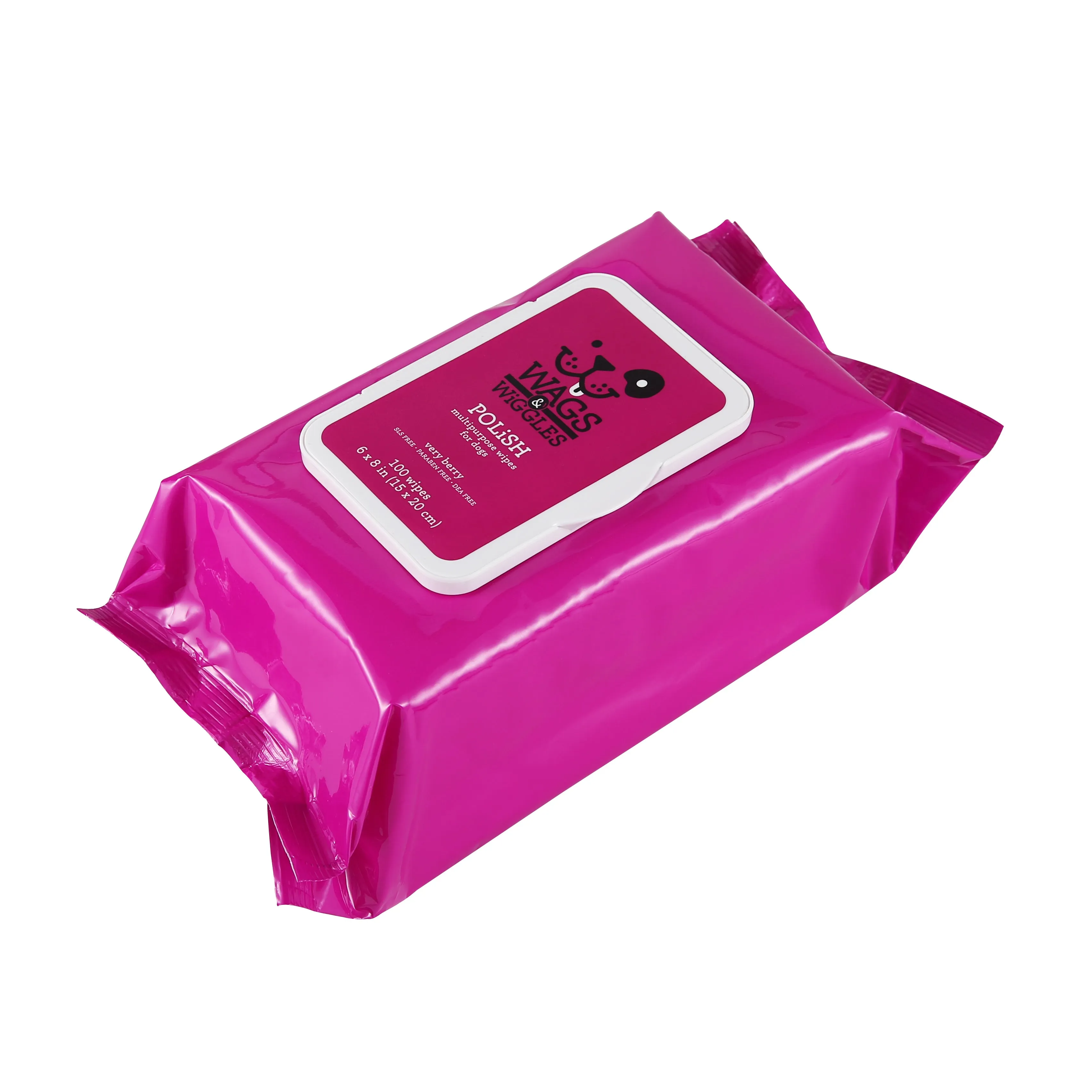 Wags & Wiggles Polish Multipurpose Wipes, 100ct