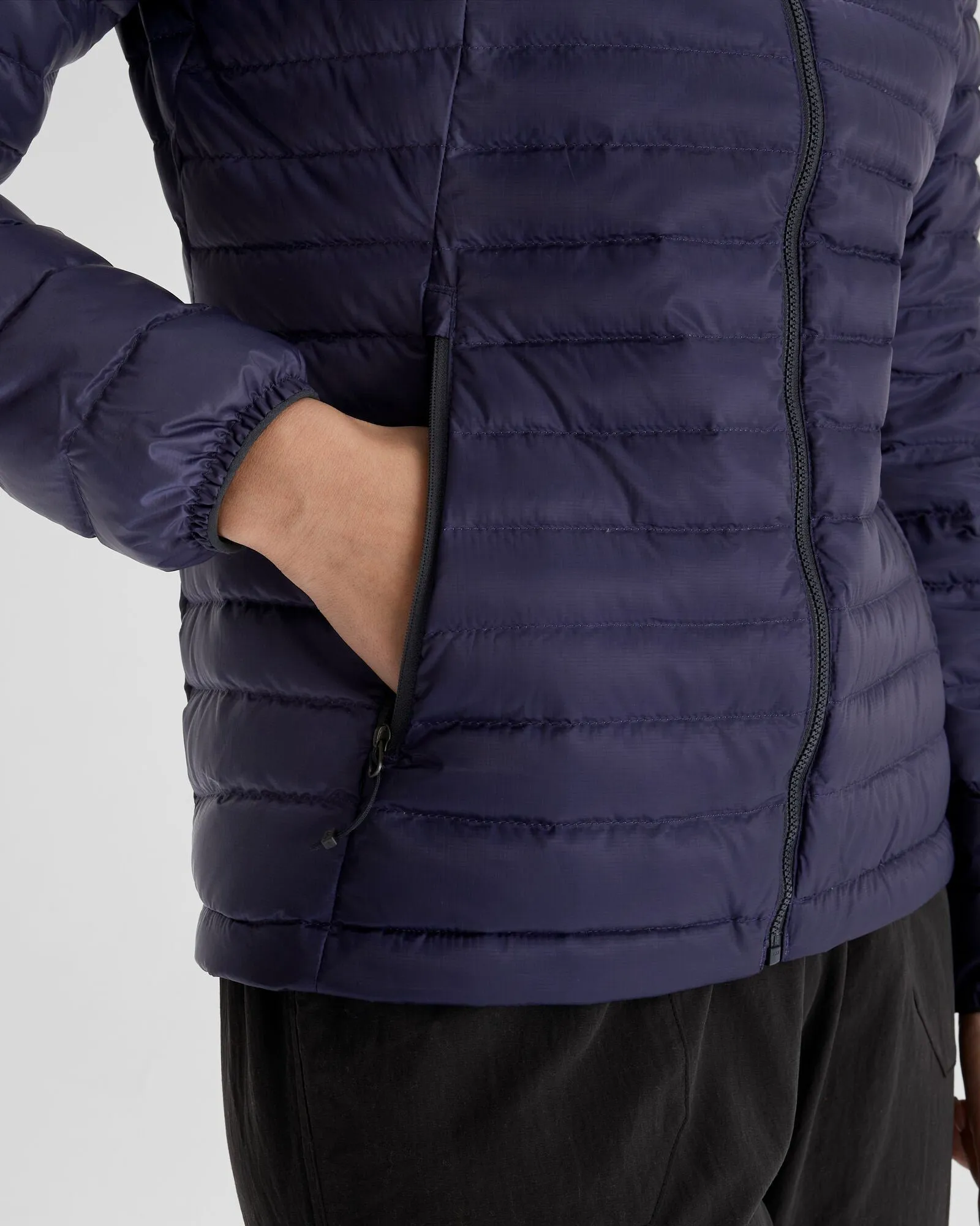 Women's Heli R Hooded Down Jacket - Dark Horizon