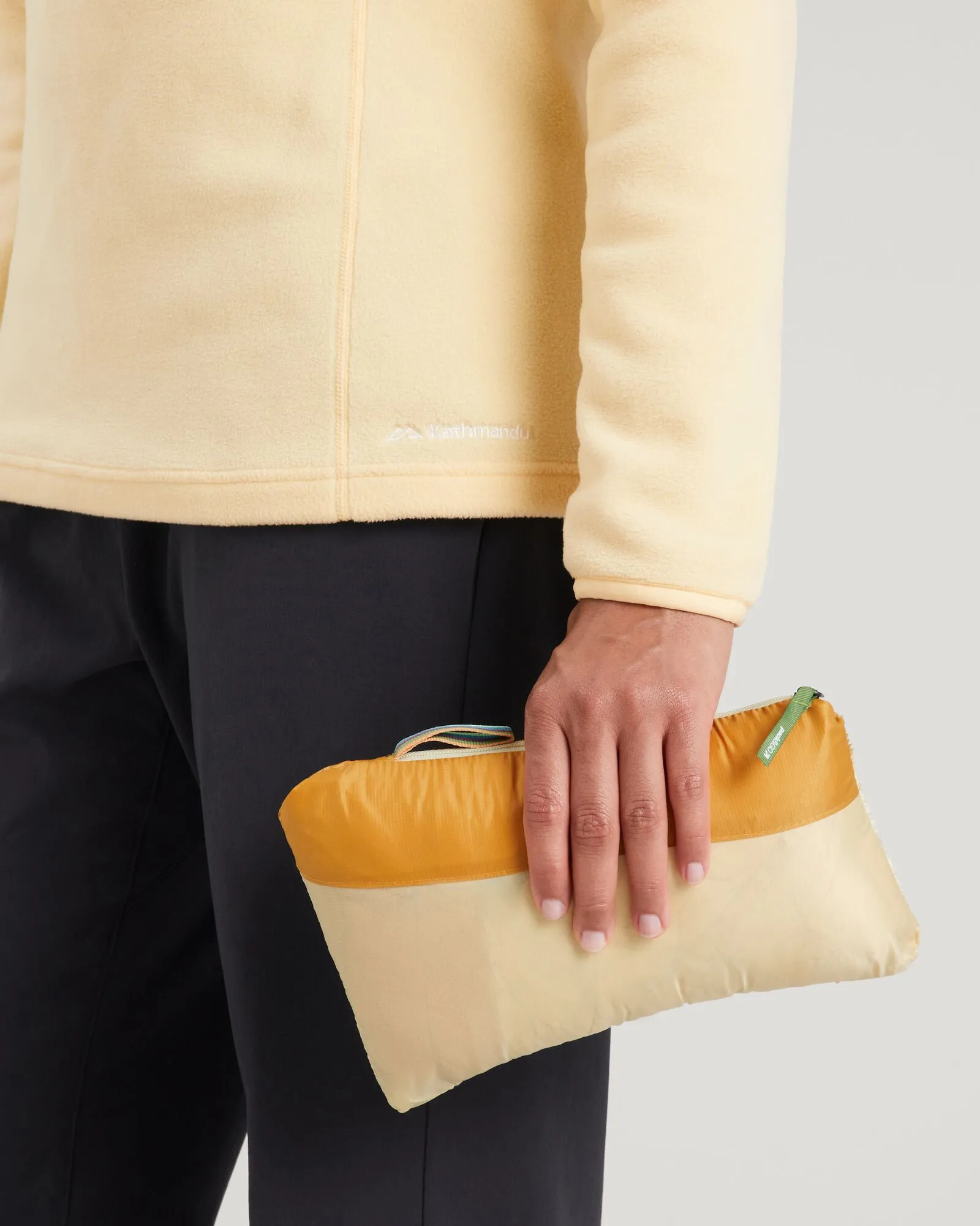 Women's Heli R Hooded Down Jacket - Mustard Yellow