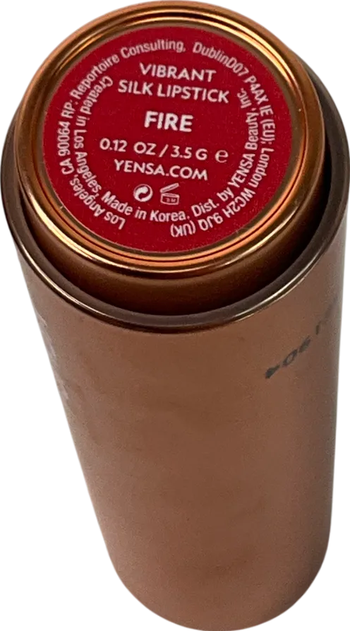 yensa Vibrant Silk Hydrating Hyaluronic   Vitamin E Lipstick Fire 3.5g